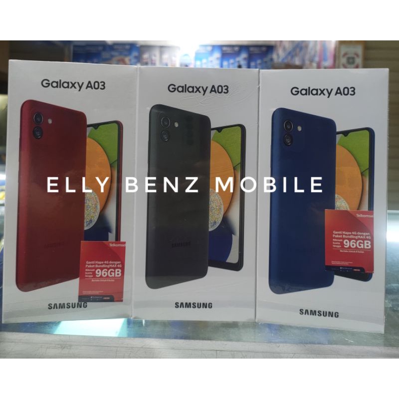 Samsung Galaxy A03 3/32 4/64 New Garansi Resmi Samsung Galaxy A03 RAM 3/32GB RAM 4/64GB