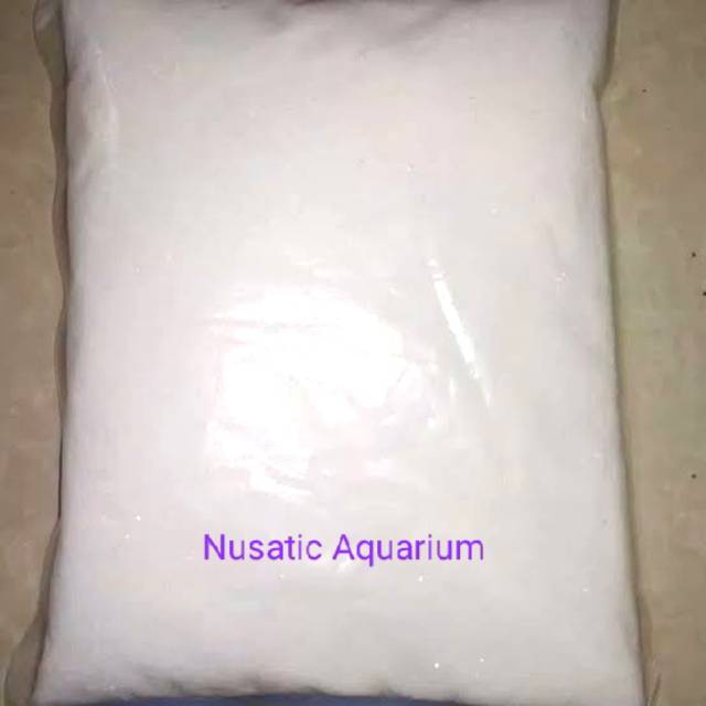 pasir crystal/silika putih halus aquarium