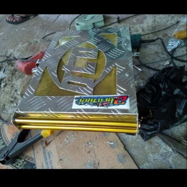 COVER RADIATOR VIXION NEW OLD NVL VIKSEN MODIFIKASI YAMAHA