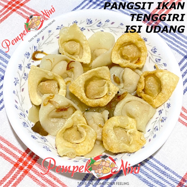 

Pangsit Ikan Tenggiri isi Udang asli Palembang Pempek Nini