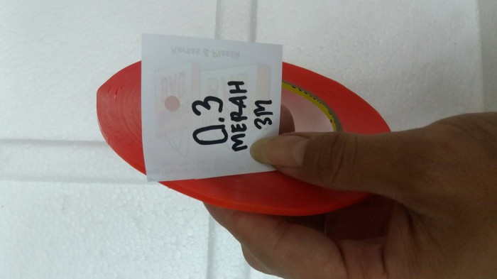 

Double Tape 3M Merah 0,3