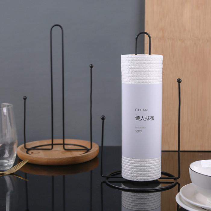Tempat Tissue Roll Dapur Besi Gantungan Tisu Roll Standing