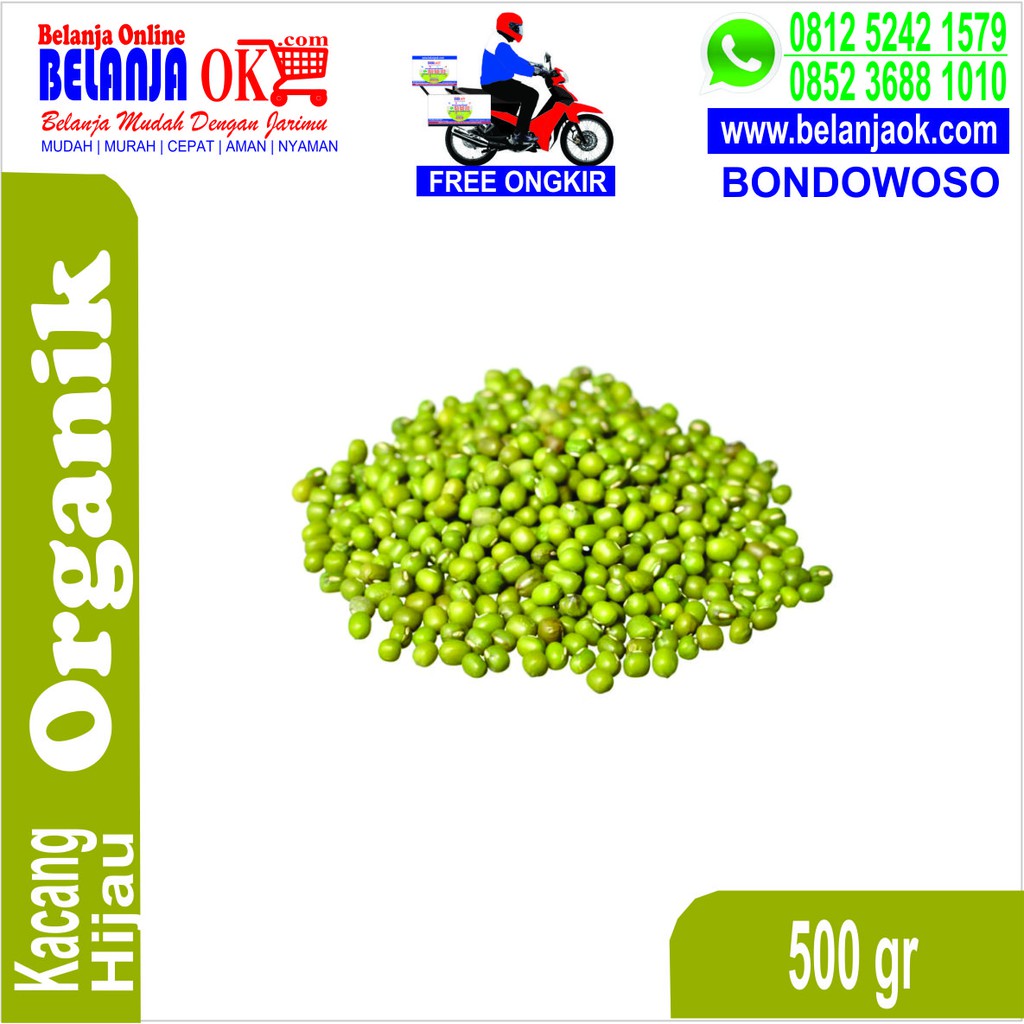 

Kacang Hijau Lokal Bondowoso 500 gram