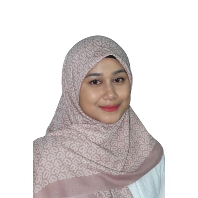 hijab segi empat denay