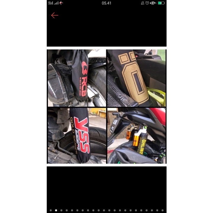 Sarung shockbreaker sablon tutup Shockbreaker Tutup Shock Belakang UNIVERSAL