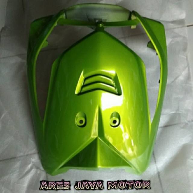 Tameng depan hijau beat karbu