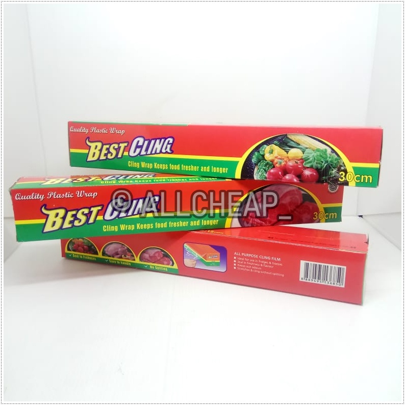 best cling plastik plastic wrap wraping pembungkus makanan