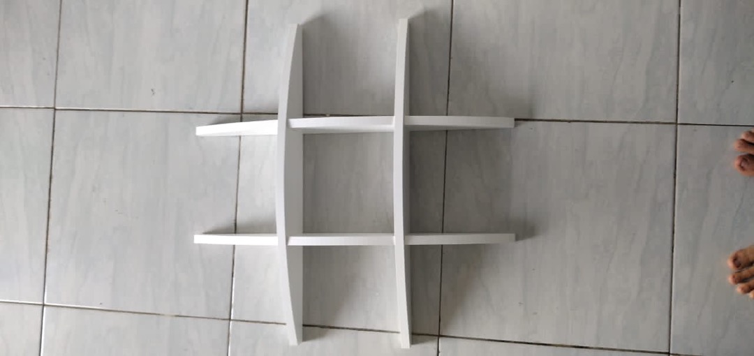 Dekorasi Dinding Bentuk Pagar Minimalis Floating Shelves | Massironi Hiasan Ambalan Dinding