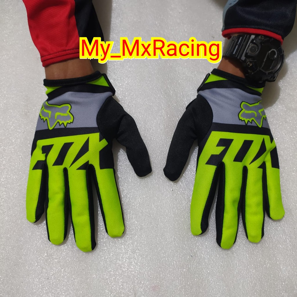 Glove anak sarung tangan cross anak dirtpaw dan full printing plus pending lutut dan sikut buat anak 4-5th