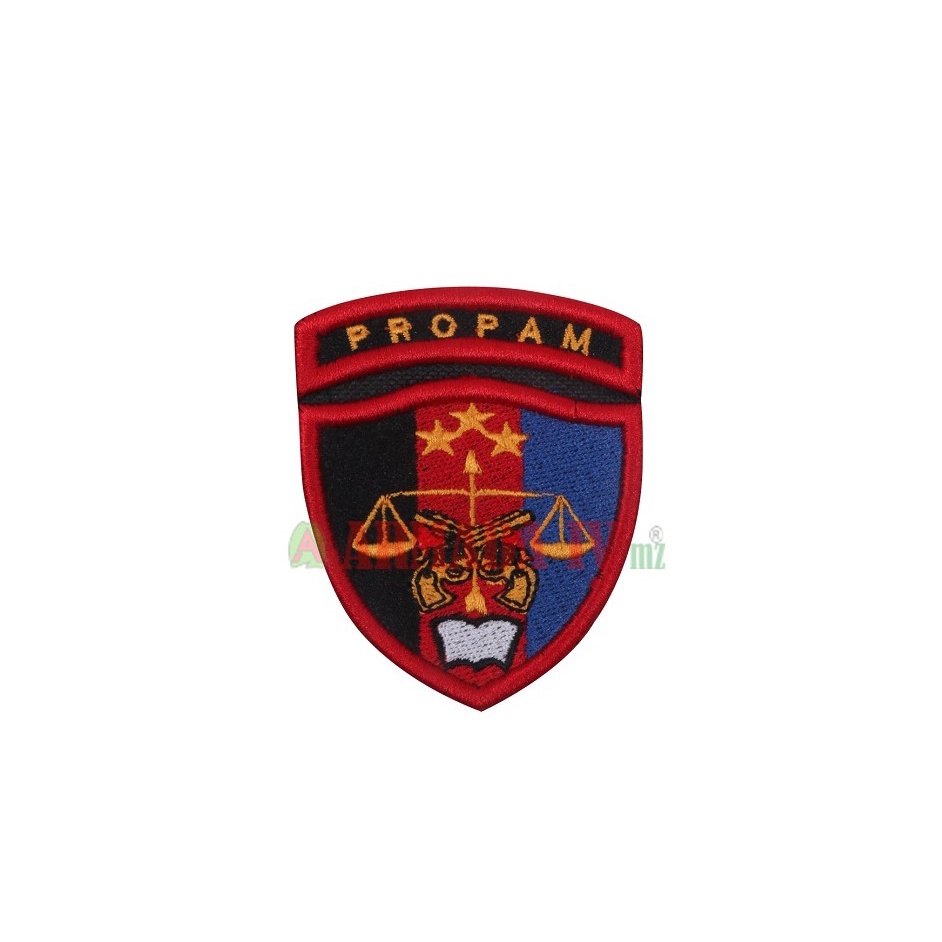 Brevet Bordir Logo PROPAM Timbul