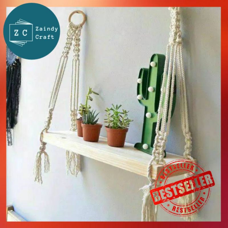 Gantungan Pot Bunga Cantik Ambalan / Hanger Pot Rak Susun