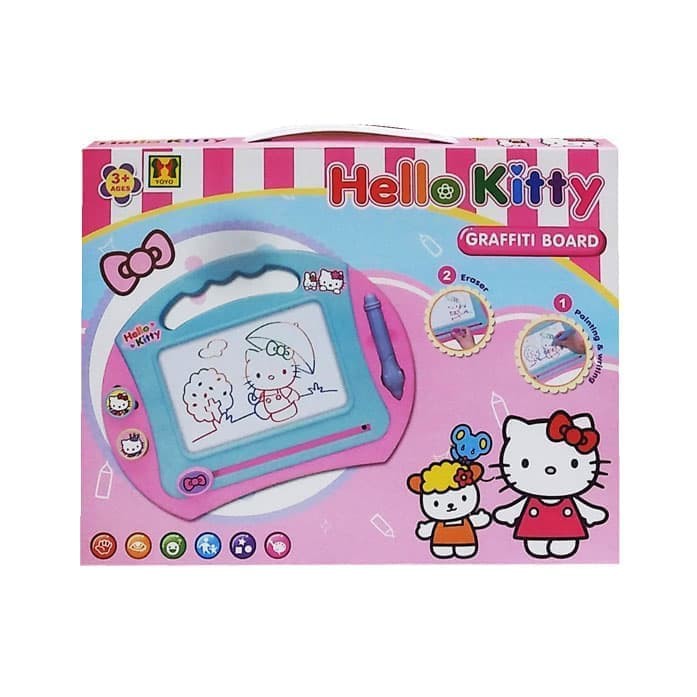 

MAINAN PAPAN TULIS GRAFITI BOARD HELLO KITTY 796-10 - 3TAHUN+