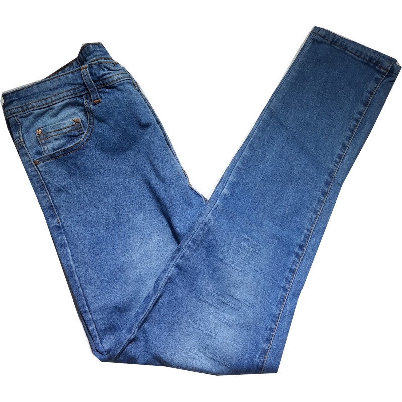 Celana Panjang Jeans Strip Perempuan (C0030)