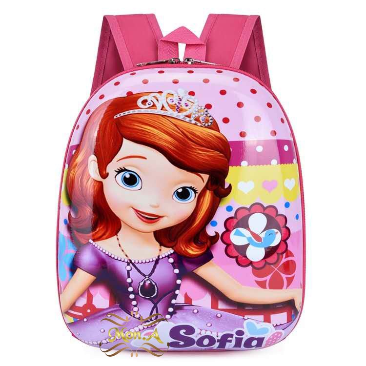 Tas Sekolah Anak Import- Ransel Telur Sekolah Anak TK / PAUD Motif Karakter Perempuan - Princ3ss~M0172