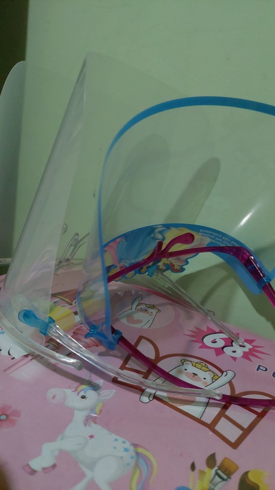 Face Shield Anak / Motif Karakter Bervariasi / Doraemon - Spiderman - Hellokity - Princess