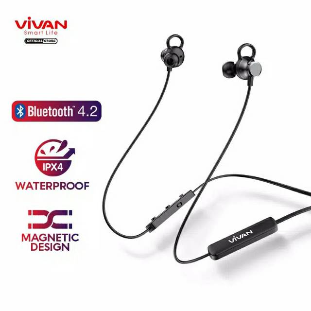 Vivan S15 Waterproof Bluetooth Sport Headset