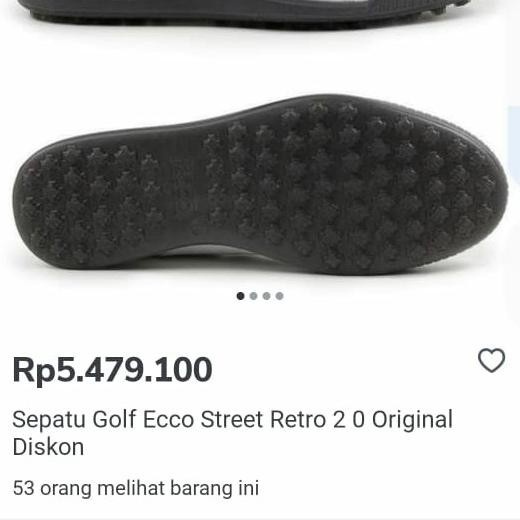 sepatu golf ecco street retro (original)