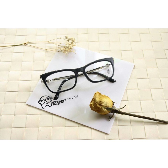 Frame Kacamata / Kacamata Wanita / Kacamata Cewek / Cartier / Black