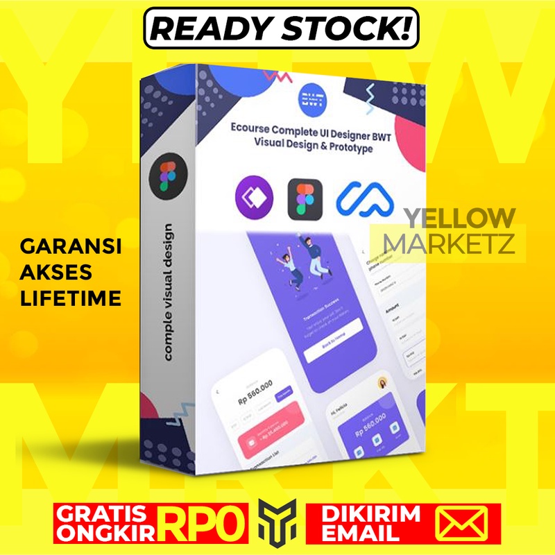 COMPLETE UI DESIGNER - Desain Visual & Prototype