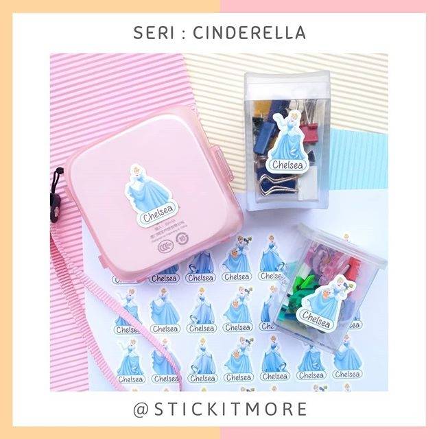 

Sticker Label Nama Waterproof Cinderella