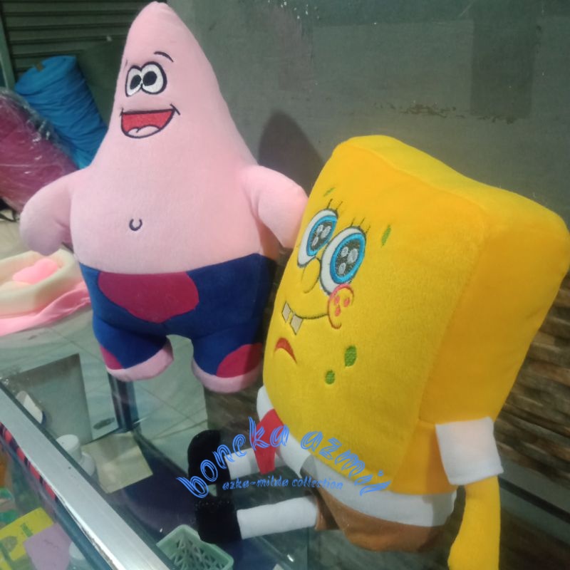 Boneka spongebob/patrick (sepasang) b