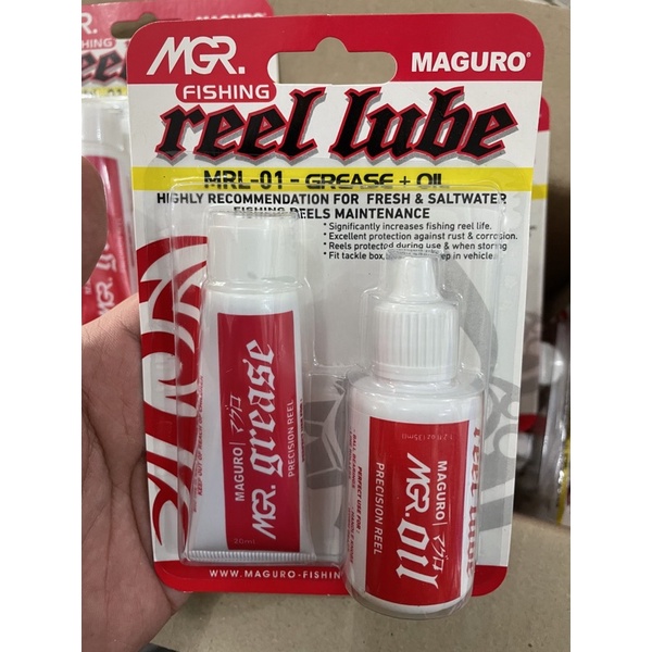 MAGURO REEL LUBE GREASE OIL UNTUK PERAWATAN REEL PANCING