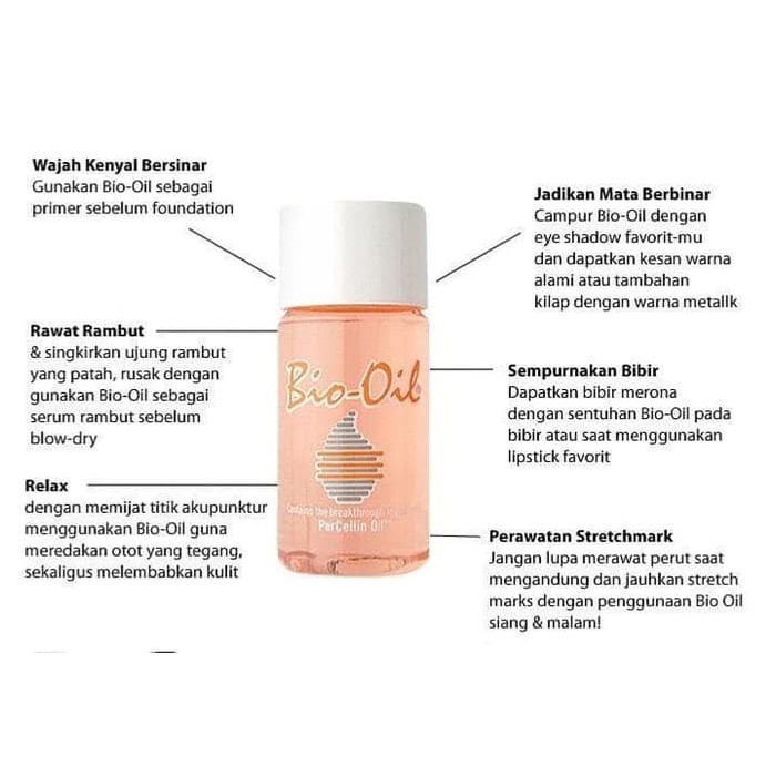 Bio Oil Original 50 Ml Menghilangkan Bekas Jerawat Luka Bopeng Murah Shopee Indonesia