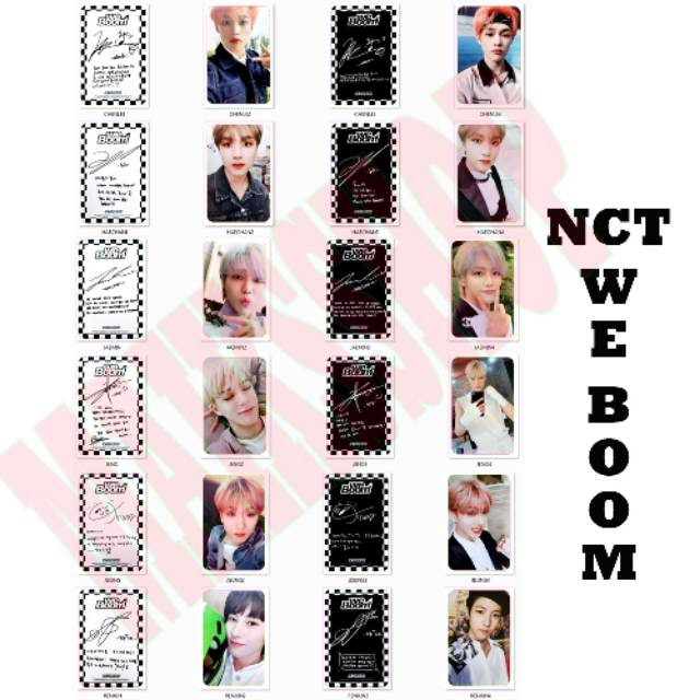 NCT Dream We Boom Photocard Kpop