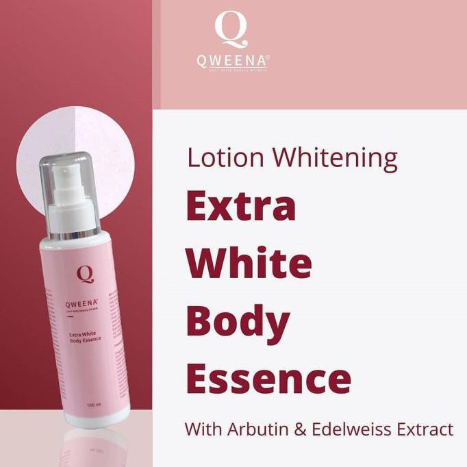TERLARIS  Berkualitas Qweena Extra White Body Essence -150ml