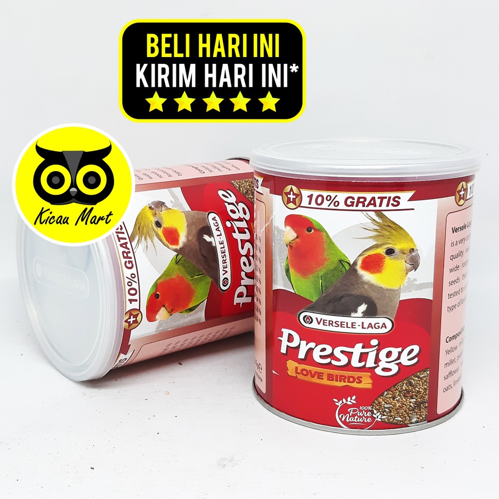 PAKAN MAKANAN BURUNG LOVE BIRD BIJIAN MILET MILLET IMPORT PRESTIGE LOVEBIRD VERSELE LAGA PRESTIGELB