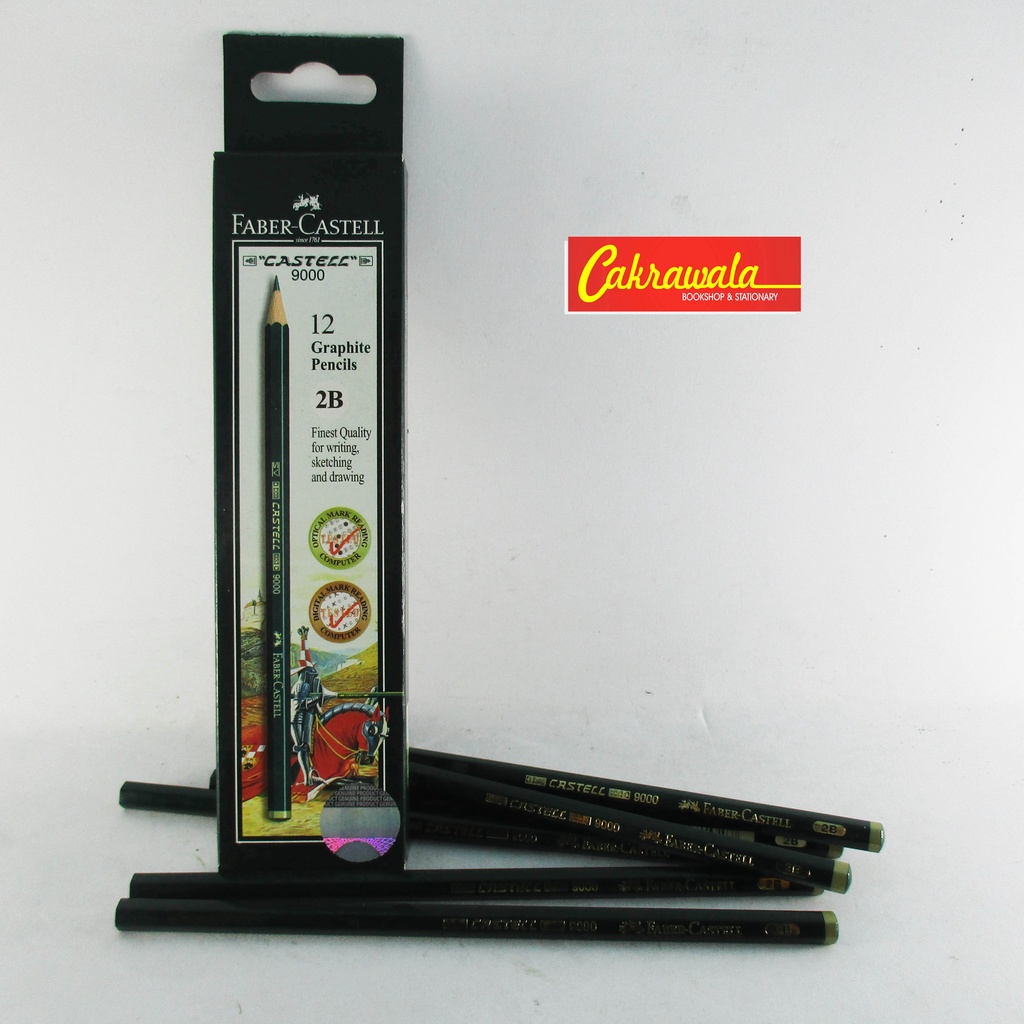 

FABER CASTELL PENSIL GRAPHITE 9000 2B