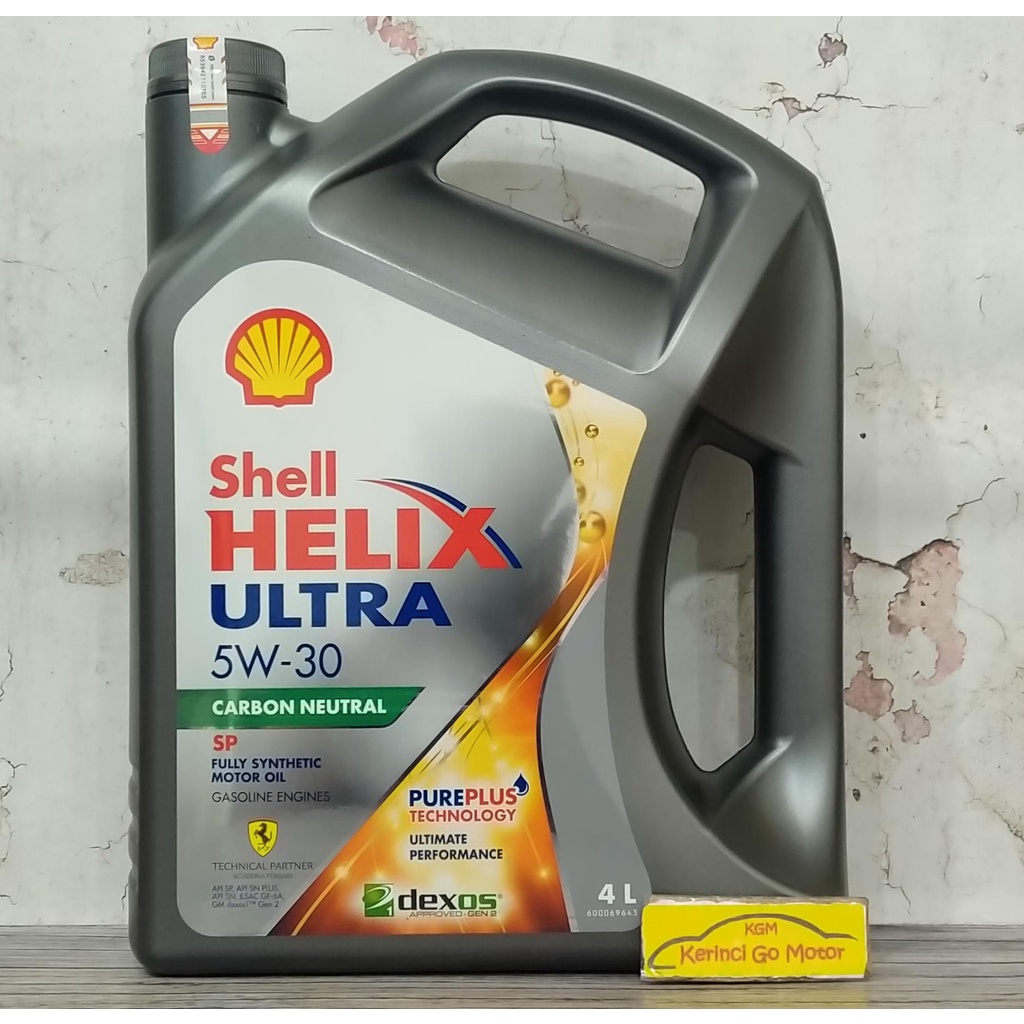 SHELL HELIX ULTRA 5W-30 4L CARBON NEUTRAL SP FULL SYNTHETIC OLI MESIN