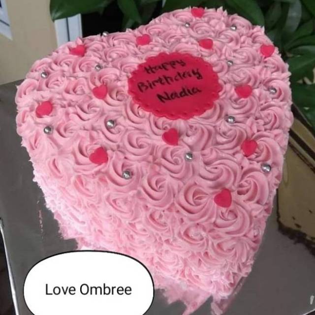 Kue Ultah Blackforest Love / Kue Ulang Tahun / Kue Ultah