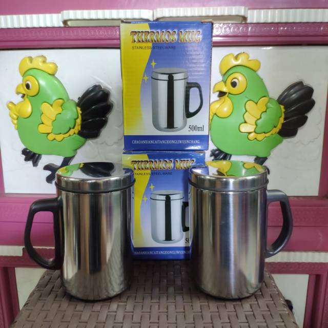 Gelas Minum - Mug - Thermos Mug Stainless