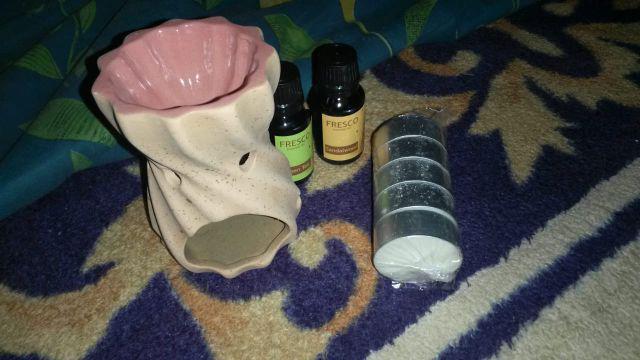 Paket Tungku + 2 Aromatherapy + 1set Lilin | Aroma Terapi | Pengharum Pewangi Ruangan