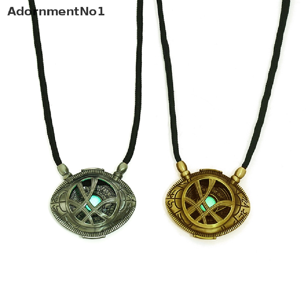 (AdornmentNo1) Kalung Rantai Dengan Liontin Mata Agamotto Doctor Strange Antik Untuk Wanita