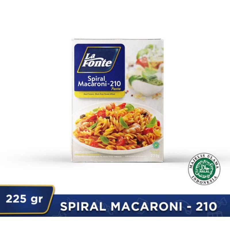 

Lafonte spiral macaroni 225 gr
