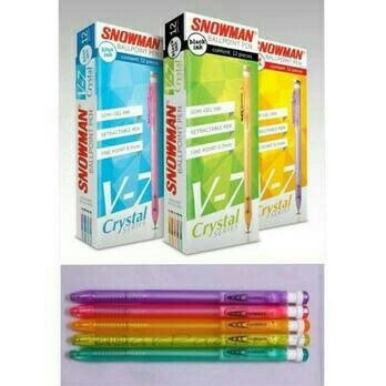 

Pulpen Snowman Ballpoin Snowman V7 Hitam