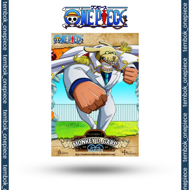 poster anime one piece monkey d garp