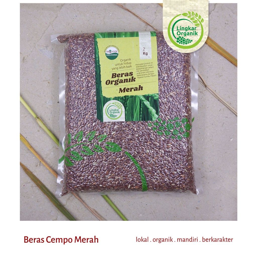 

Lingkar Organik - Beras Merah Organik 2 Kg Vakum