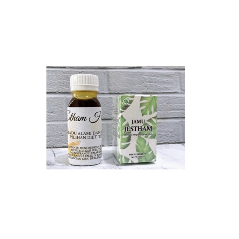 Promo Jamu Jestham Isi 15 Kapsul + Etham Honey