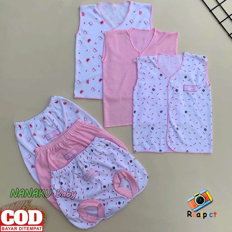 18 PCS Paket Lahiran Bayi Baru Lahir Paket Newborn Serian Pink Usia 0-3 bulan Ana Baby