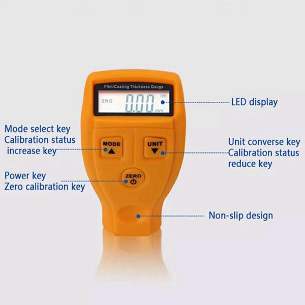 Alat Ukur Ketebalan Cat  Paint Thickness Gauge GM200