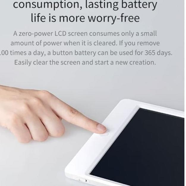 

[KODE F00GH] XIAOMI Mijia LCD Blackboard Writing Digital Drawing Tablet Papan Gambar 13.5 Inch With Pen