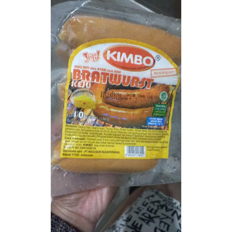 

kimbo sosis bratwurst keju