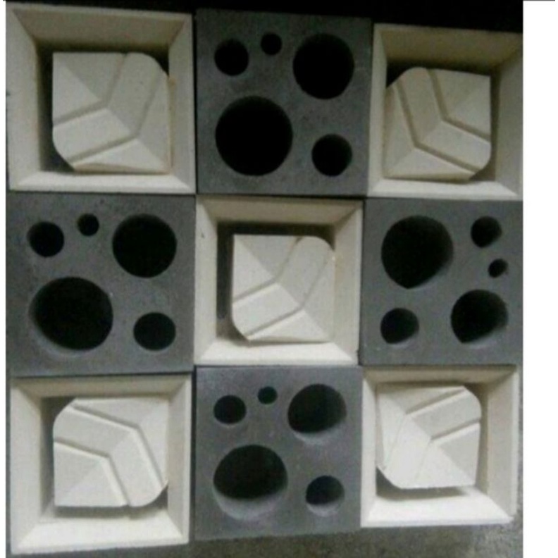 Roster / loster beton minimalis tipe daun raja roster untuk dinding dan pagar rumah minimalis mewah