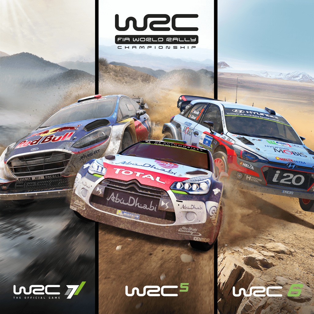 (3 Games) WRC 5 6 7 Collection PS4 PS5 Game Digital