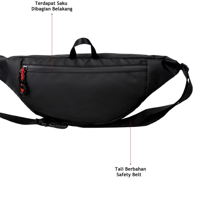 ★ VIZCOOL - Tas WaistBag Pria Vizcool Trinity/Tas Pinggang Murah Keren/Tas Selempang Pria ◄