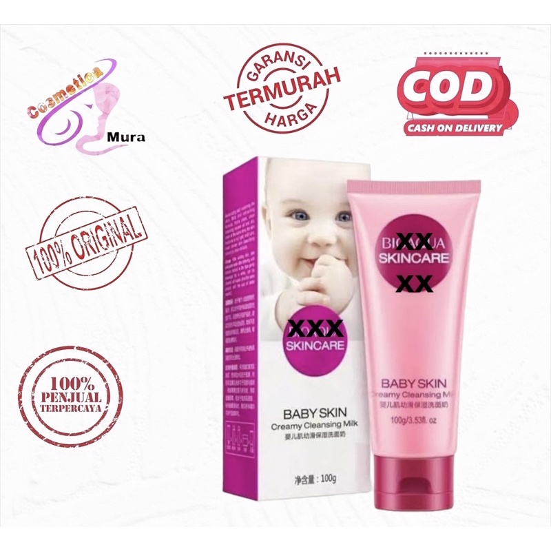 [ada gambar bayi] cleansing milk baby skin super smooth and soft - pembersih wajah cleansing milk