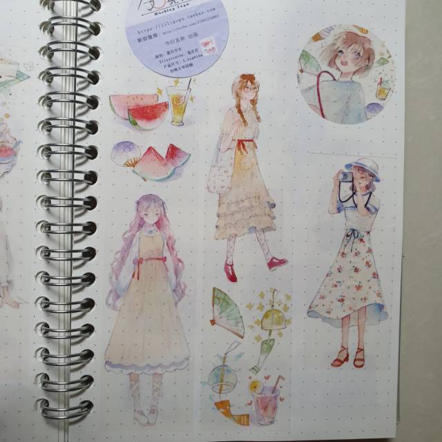 

washi tape sample for scrapbook and journal ( per meter )